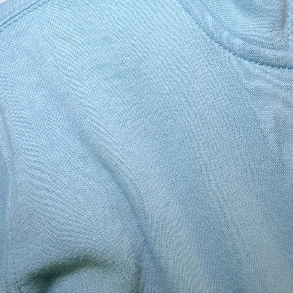 Old Navy Kids XL 14-16 Light Blue Peace Sign Full Zip Hoodie‎ Sweatshirt